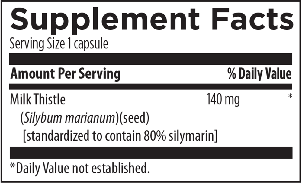 Product image for Milk Thistle.