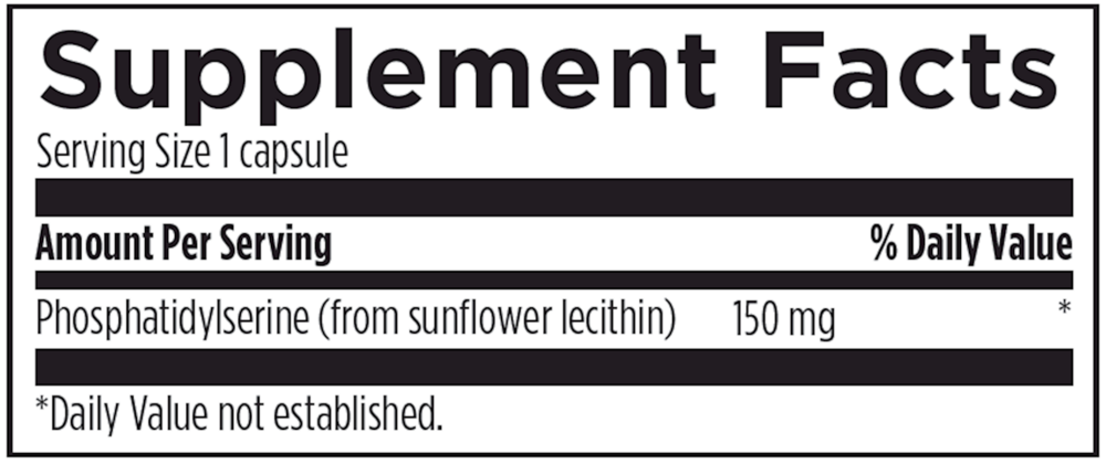 Product image for PS 150 Phosphatidylserine.