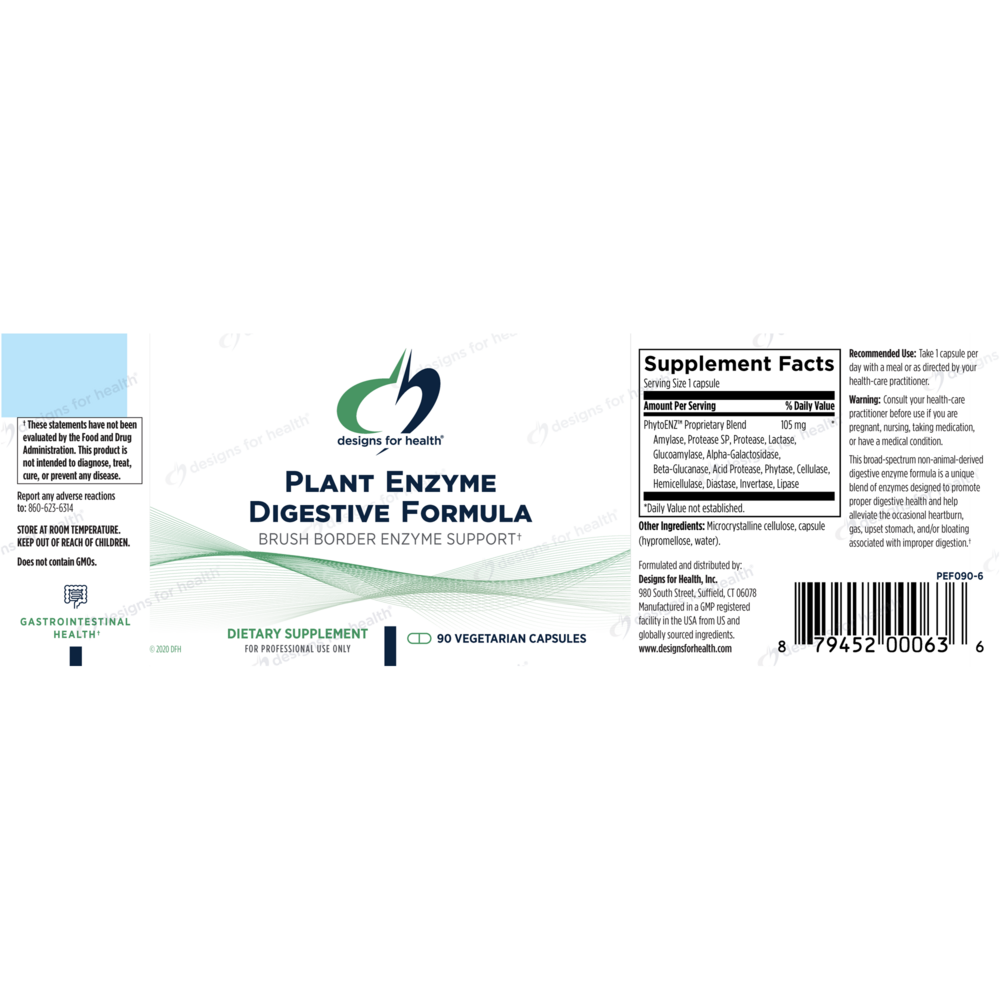 Product image for Plant Enzyme Digestive Formula.