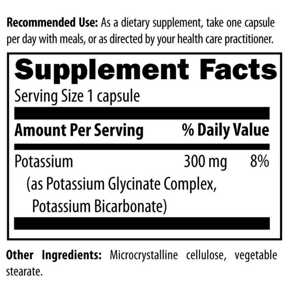 Product image for K+2 Potassium 300mg.