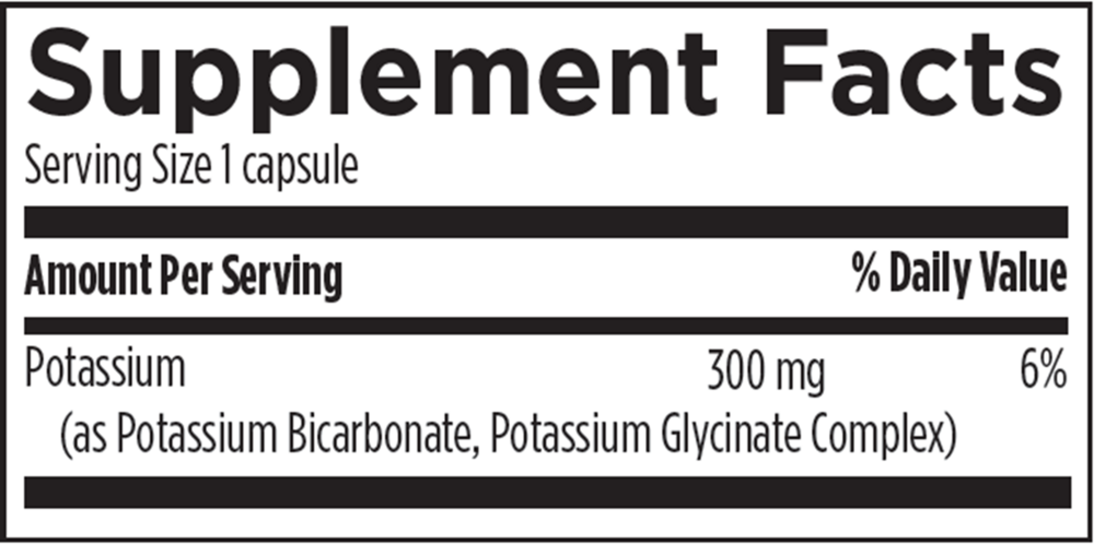 Product image for K+2 Potassium 300mg.