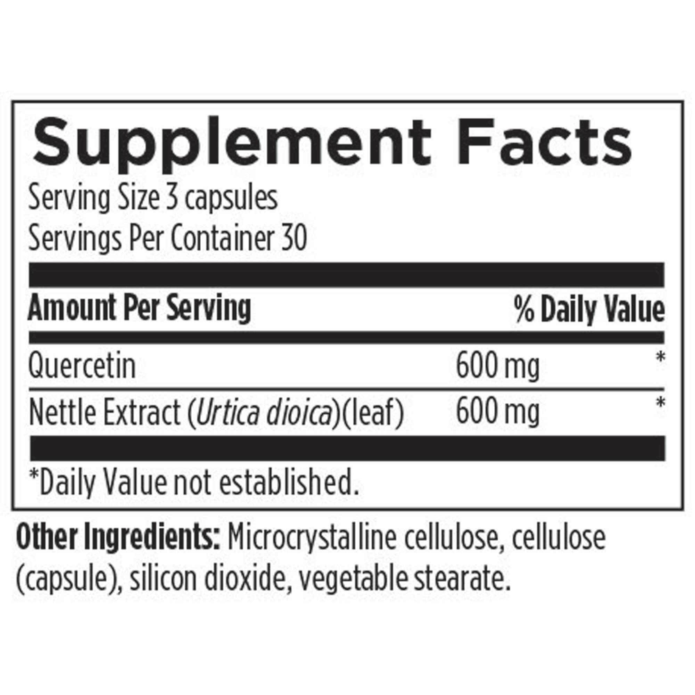 Product image for Quercetin + Nettles.