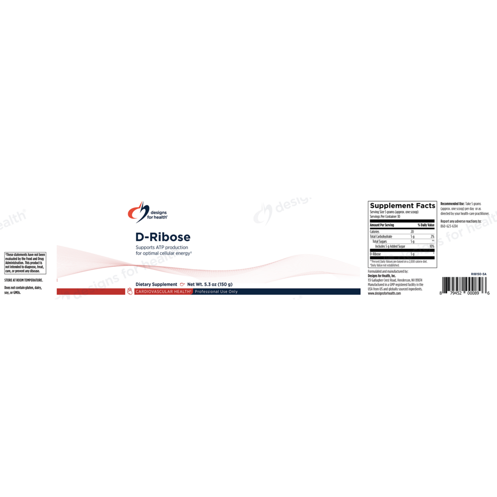 Product image for D-Ribose Powder.