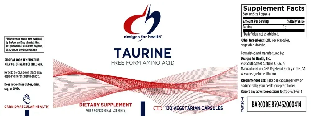 Product image for Taurine 1000mg.