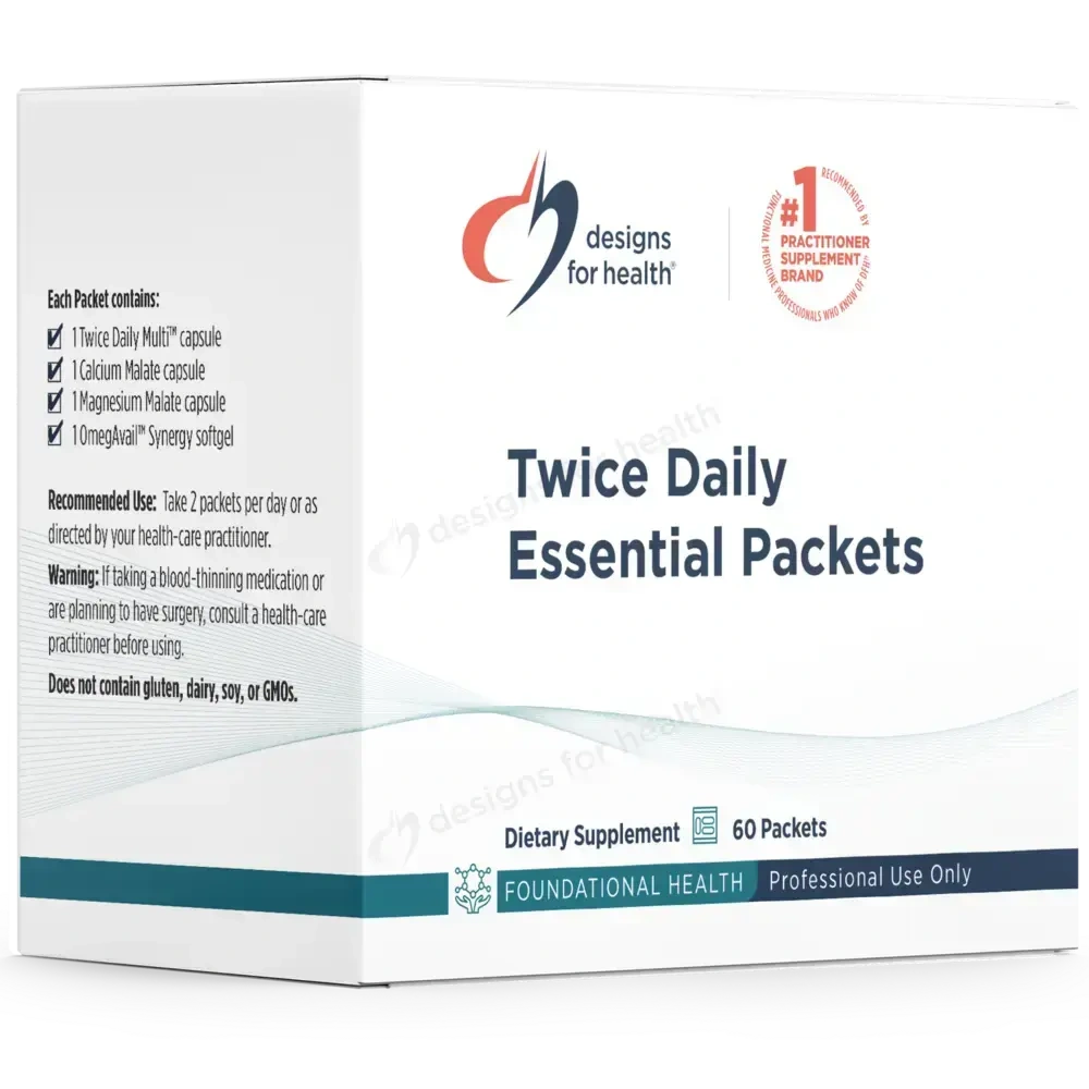 Twice Daily Essential Packets by Designs for Health