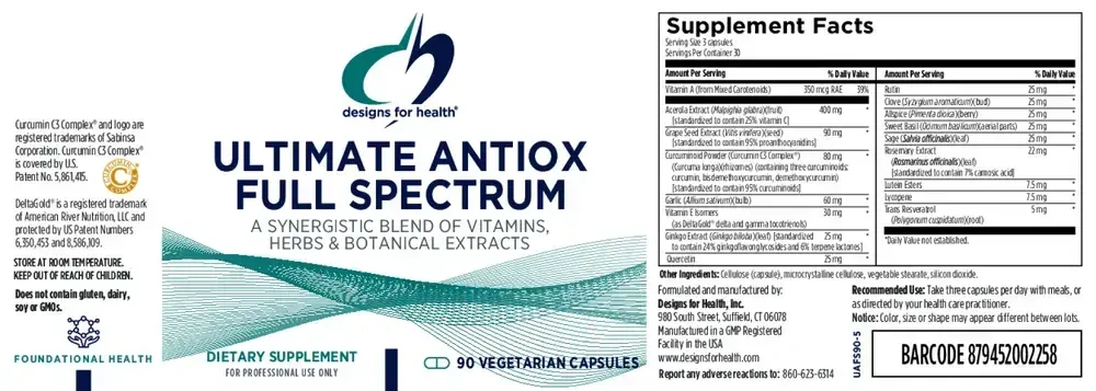 Product image for Ultimate Antiox Full Spectrum.