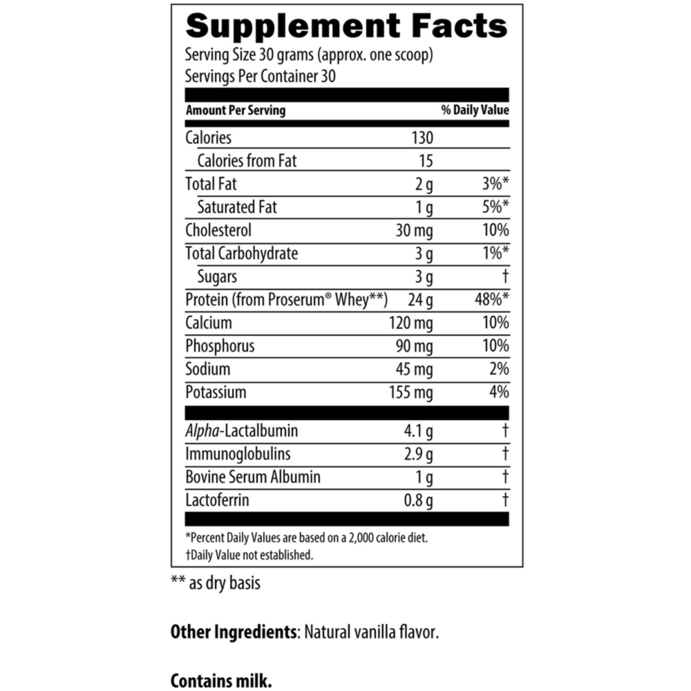 Product image for Whey Cool Vanilla Powder.