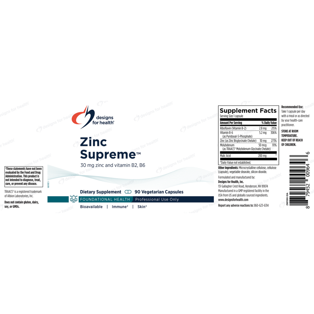 Product image for Zinc Supreme.