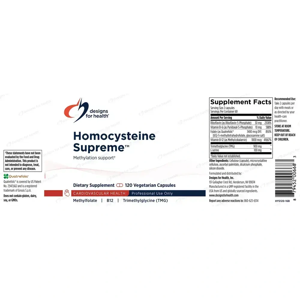 Product image for Homocysteine Supreme.