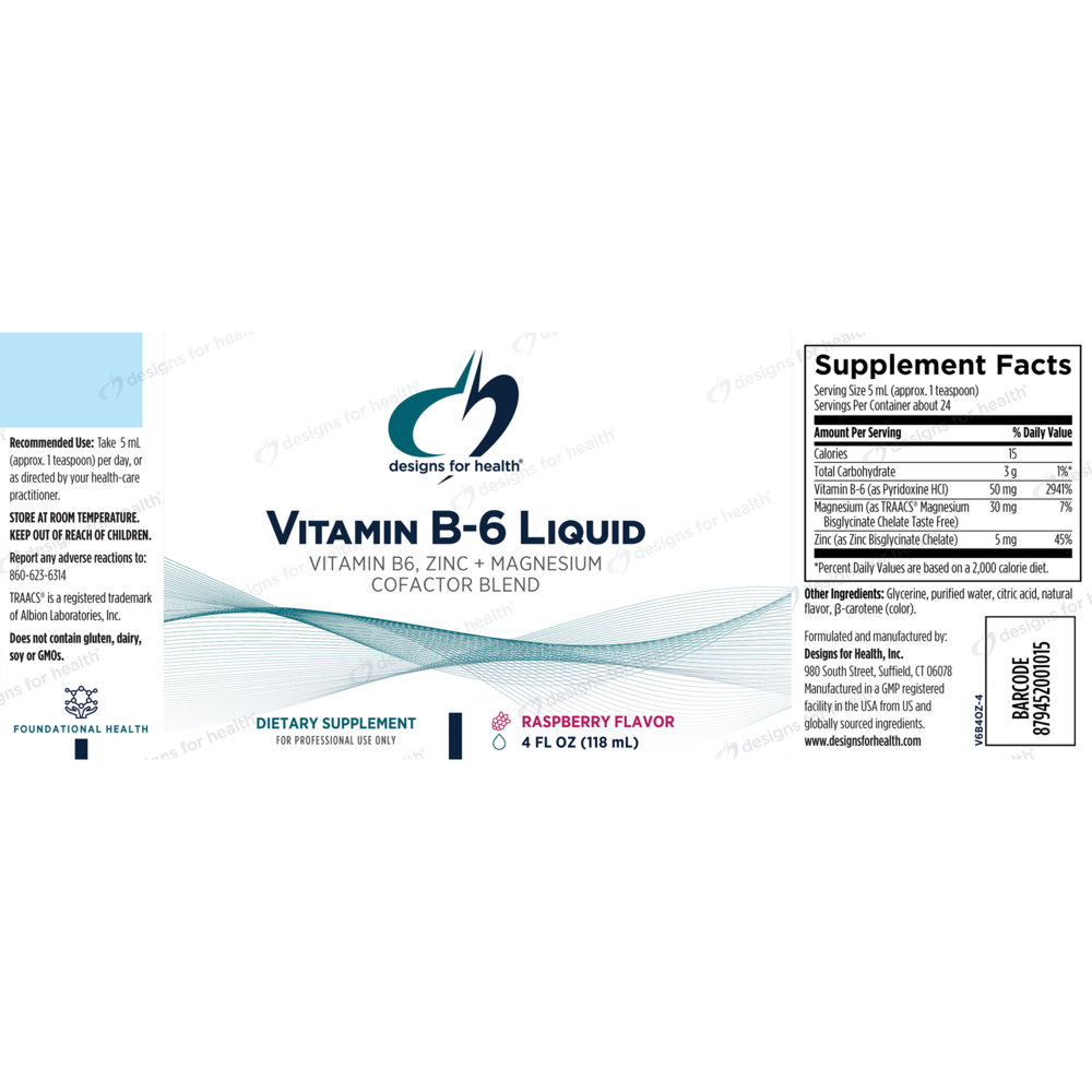 Product image for Vitamin B-6 Liquid.