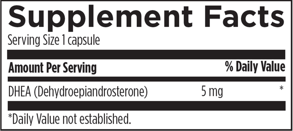 Product image for DHEA 5mg.