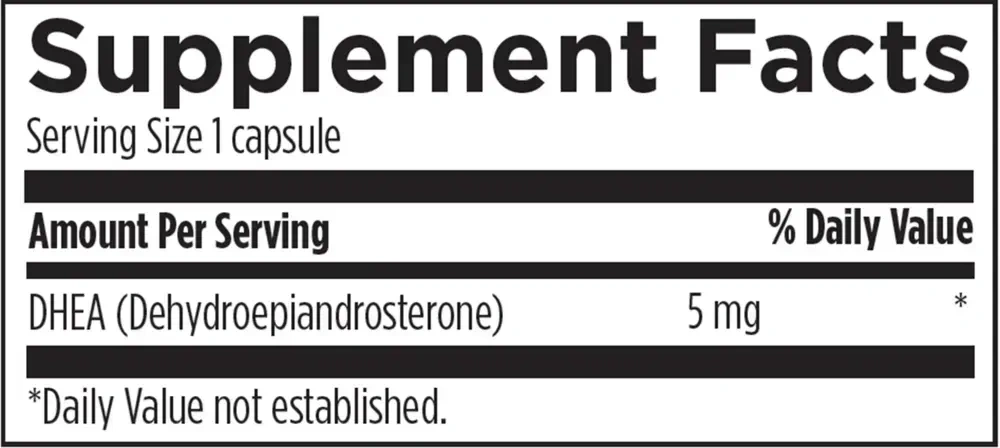 Product image for DHEA 5mg.