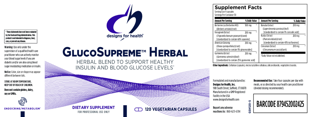 Product image for GlucoSupreme Herbal.