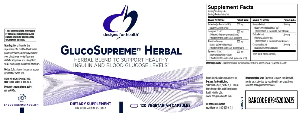 Product image for GlucoSupreme Herbal.