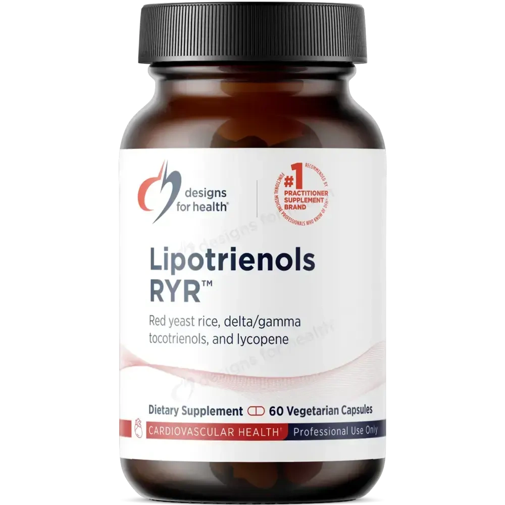 Front bottle — Lipotrienols RYR by Designs for Health