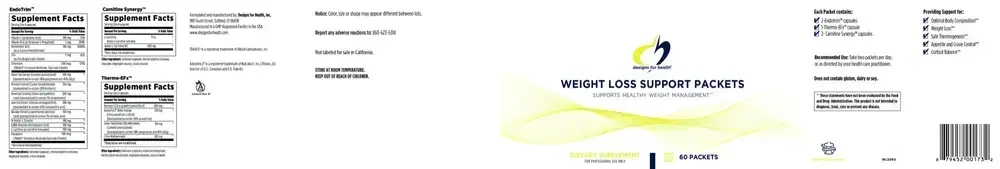 Product image for Weight Loss Support Packets.