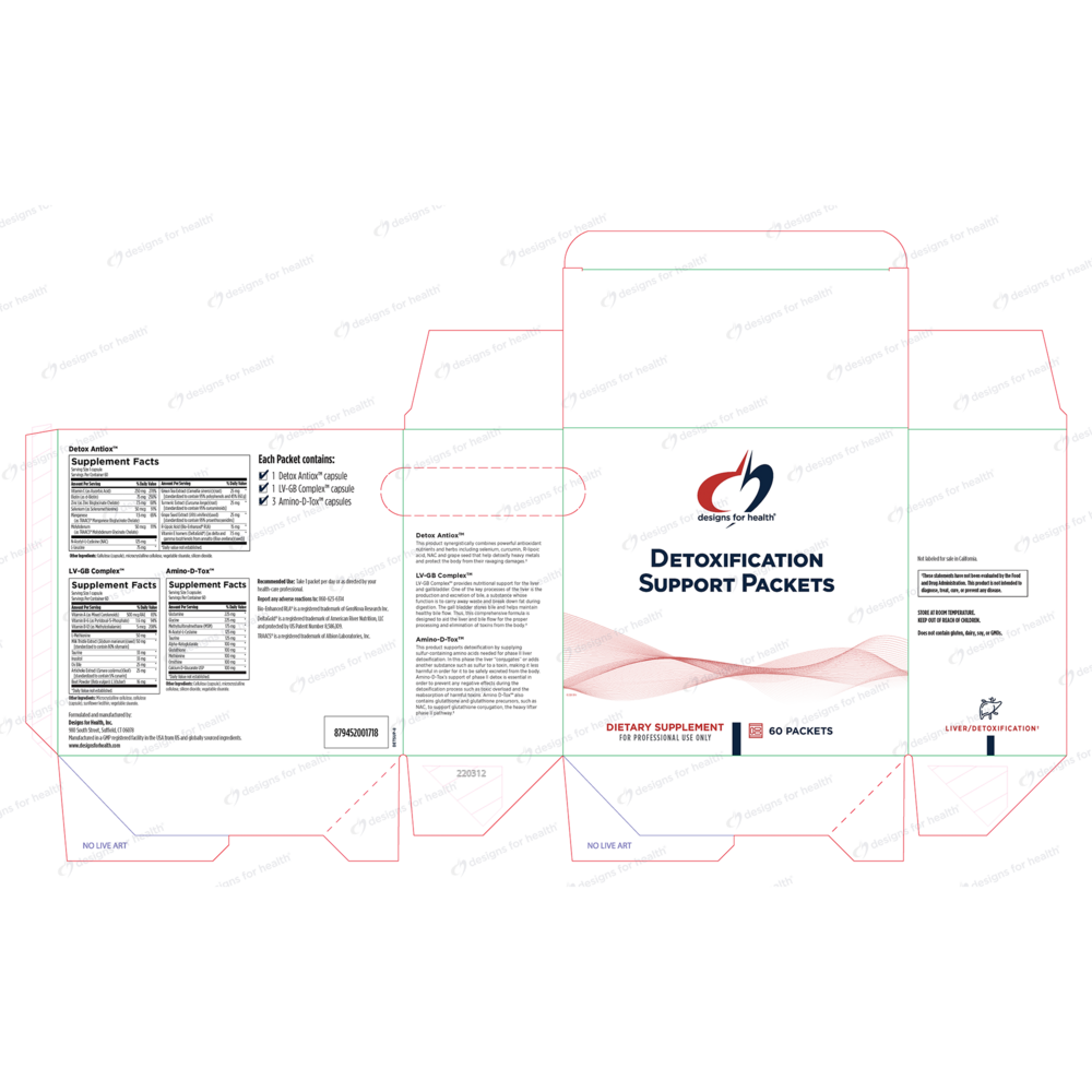 Product image for Detoxification Support Packets.