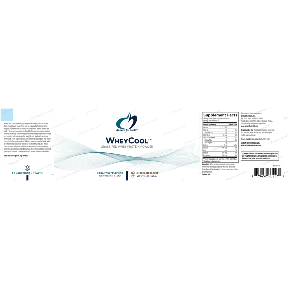 Product image for Whey Cool Chocolate Powder.