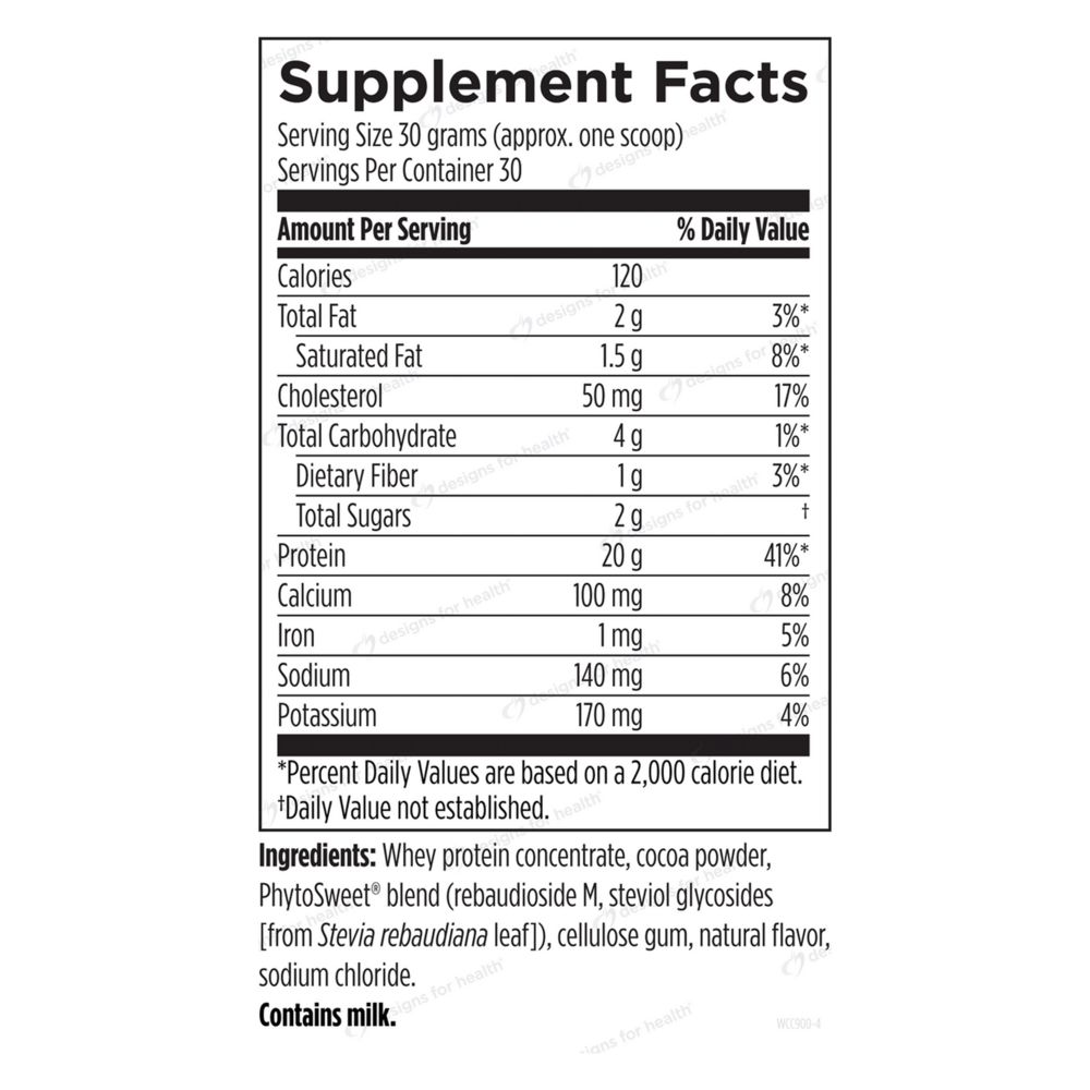 Product image for Whey Cool Chocolate Powder.