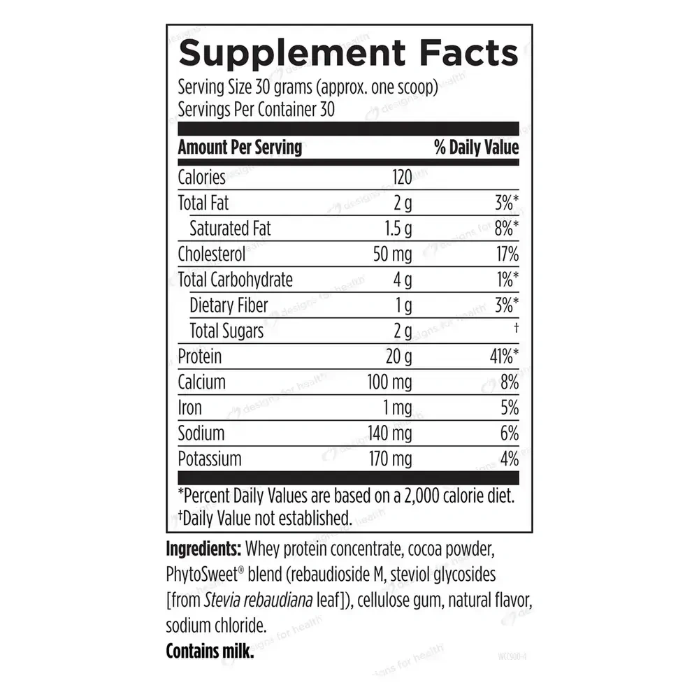 Product image for Whey Cool Chocolate Powder.