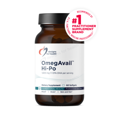 OmegAvail Hi-Po Fish Oil 60 Softgels