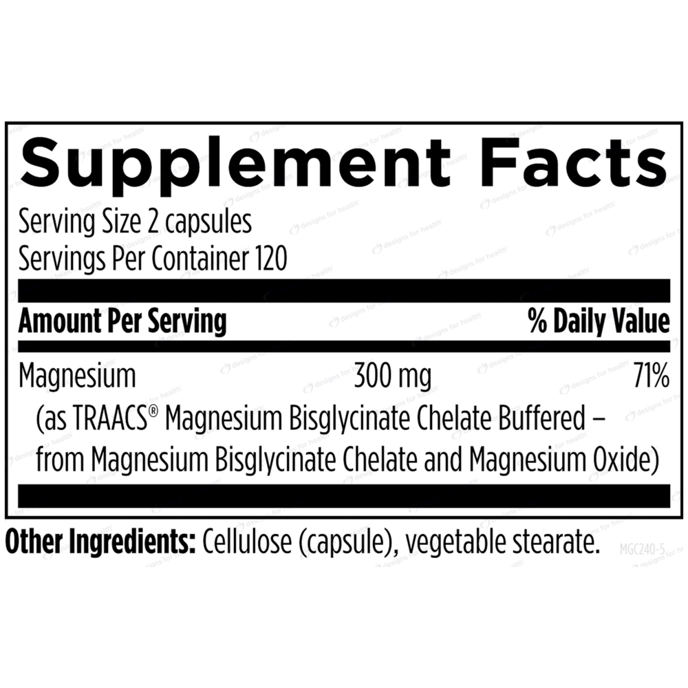 Product image for Magnesium Glycinate Complex (formerly Magnesium Buffered Chelate).