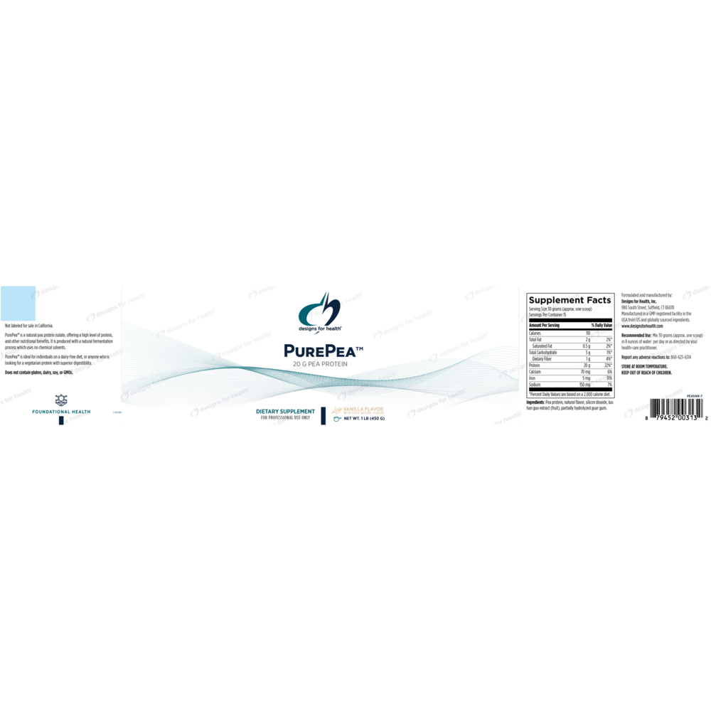 Product image for PurePea™, Vanilla.