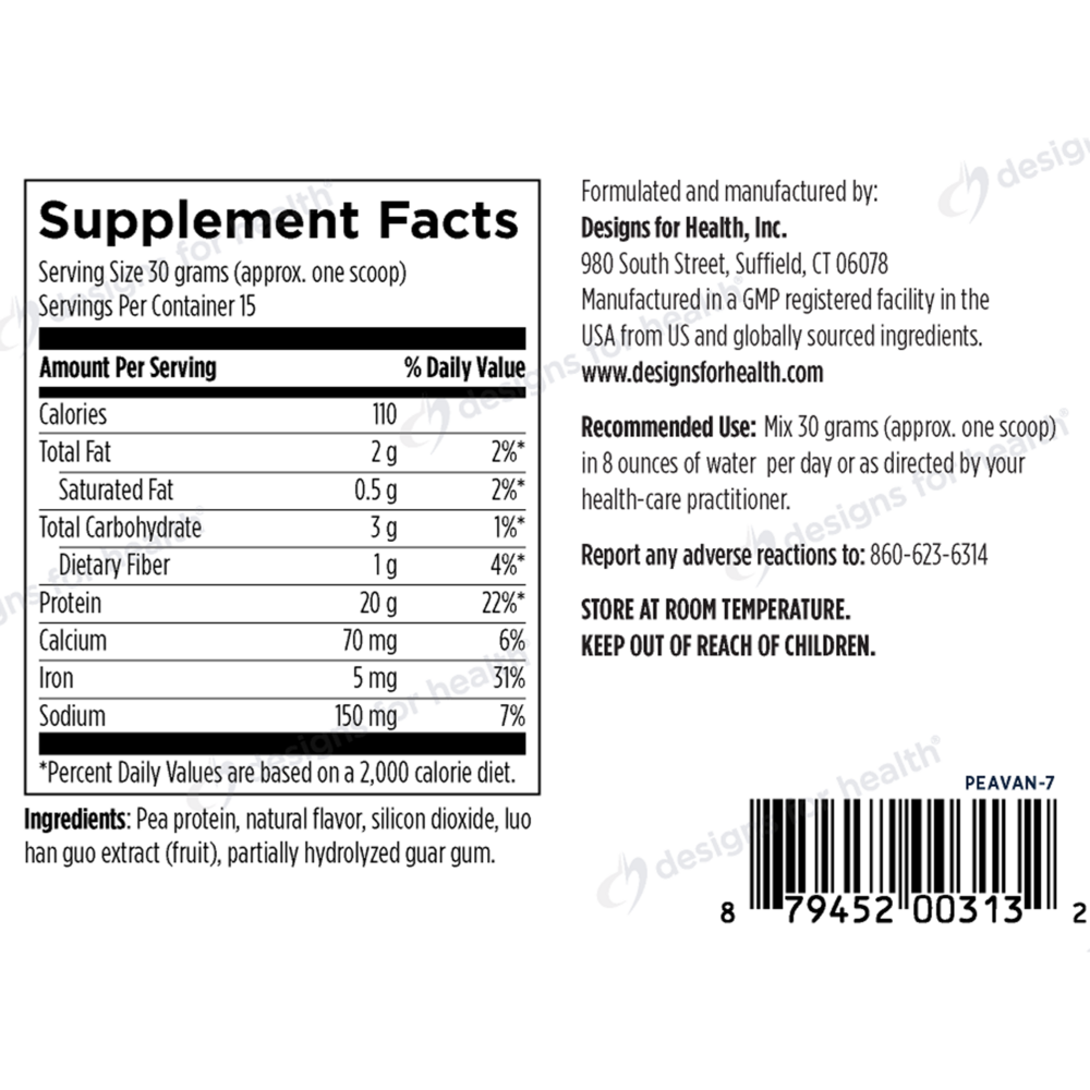 Product image for PurePea™, Vanilla.