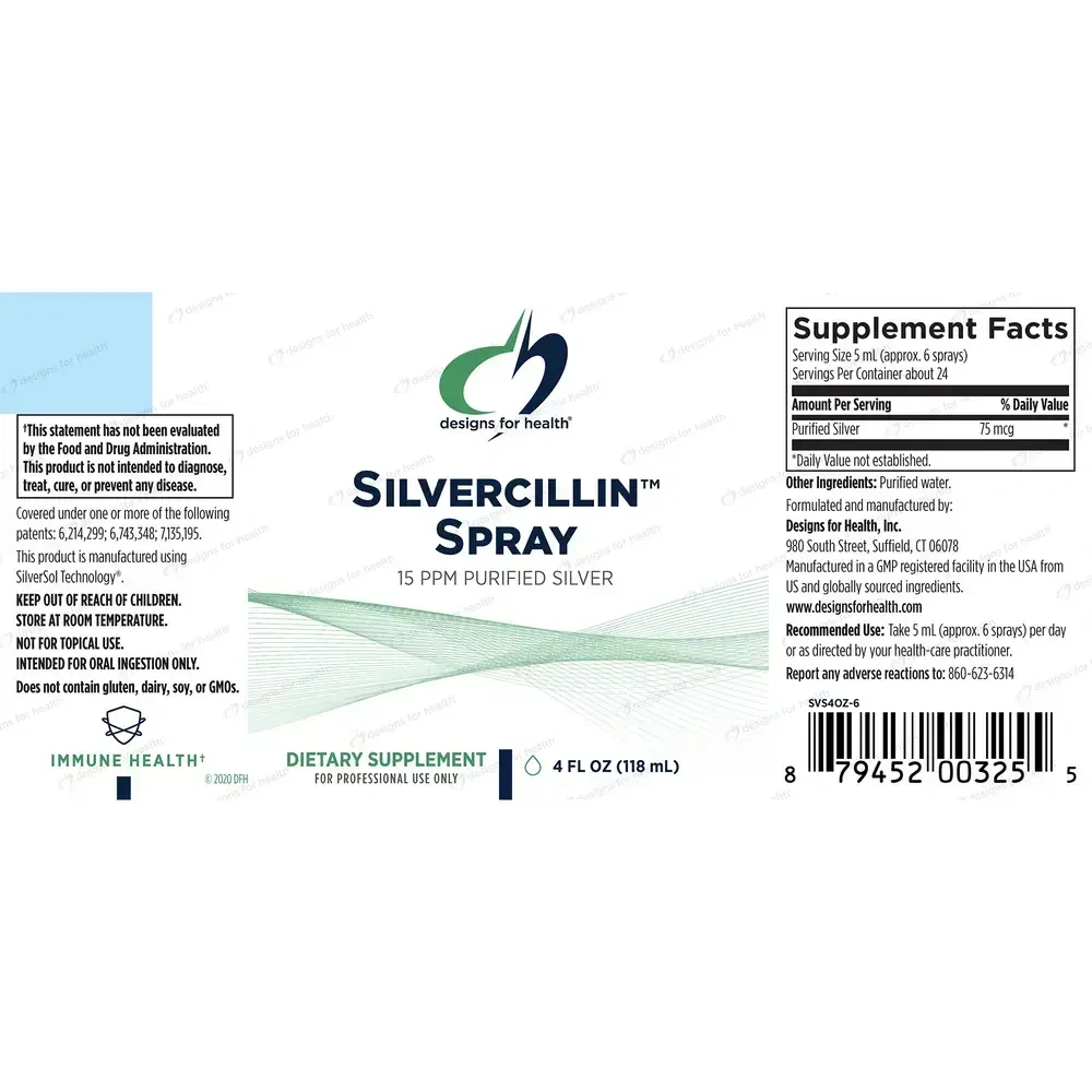 Product image for Silvercillin Spray.