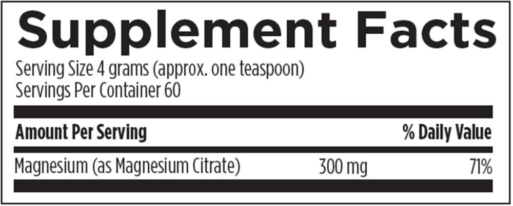 Product image for MagCitrate Powder.