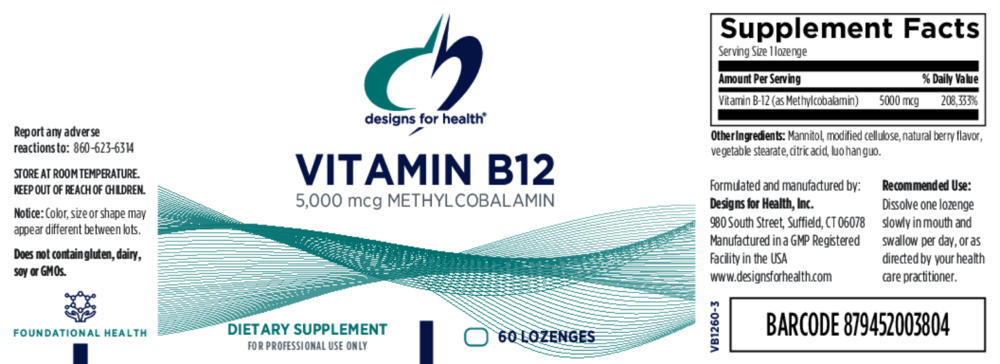 Product image for Vitamin B12 Lozenges.
