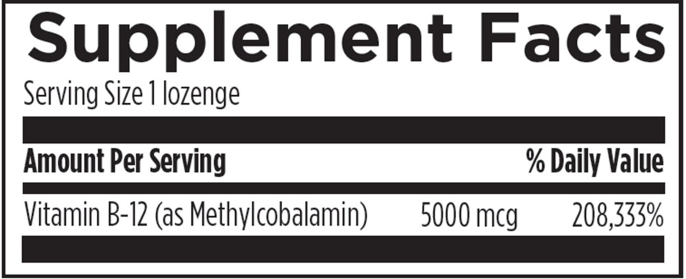 Product image for Vitamin B12 Lozenges.