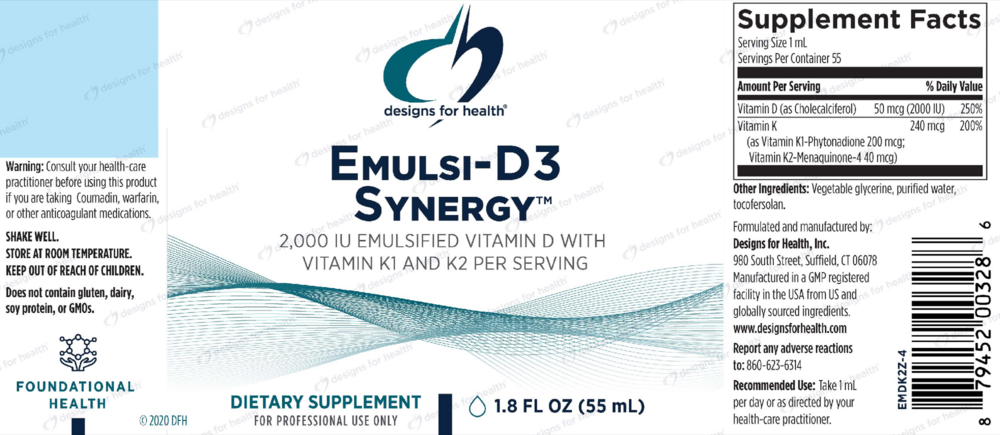 Product image for Emulsi-D3 Synergy Liquid.