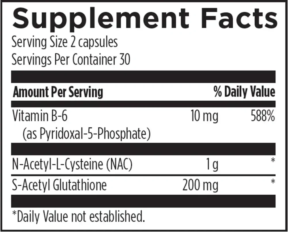 Product image for S-Acetyl Glutathione Synergy.
