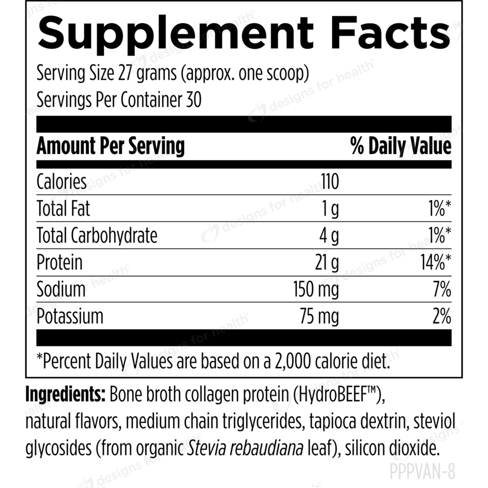 Product image for Bone Broth Protein Vanilla.