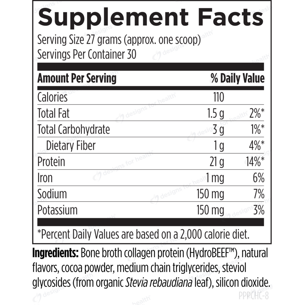 Product image for Bone Broth Protein Chocolate.