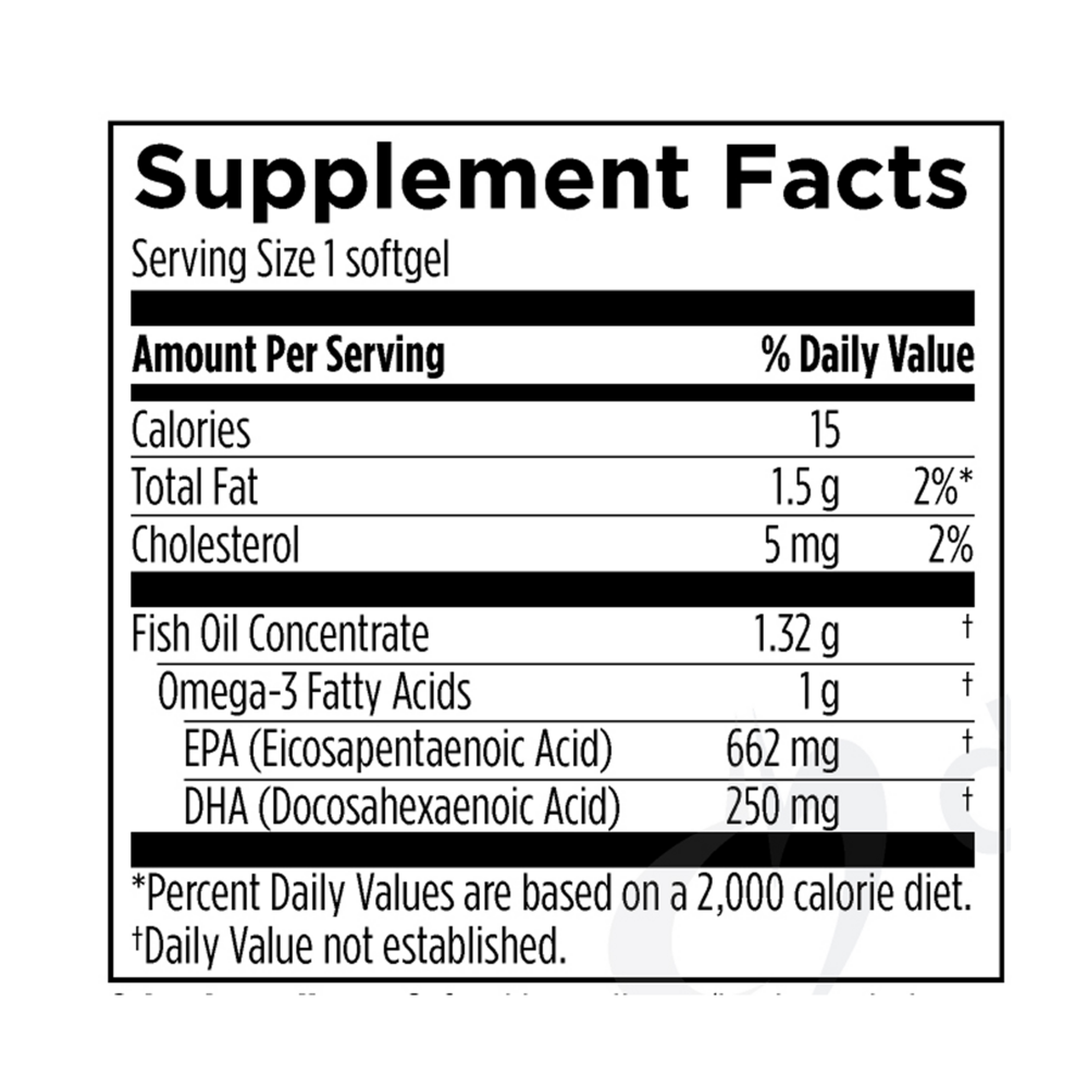 Product image for OmegAvail TG1000 Fish Oil.