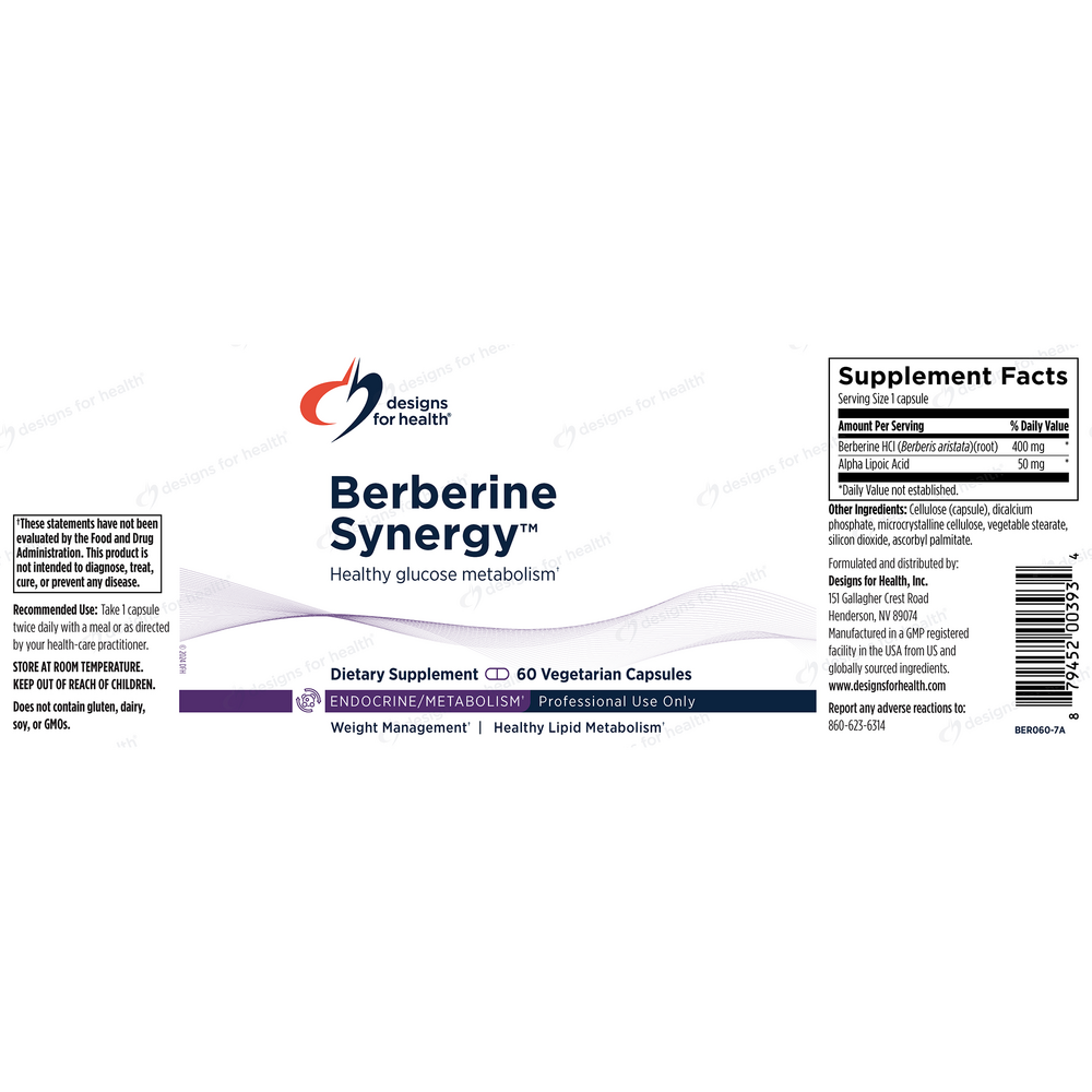 Product image for Berberine Synergy.