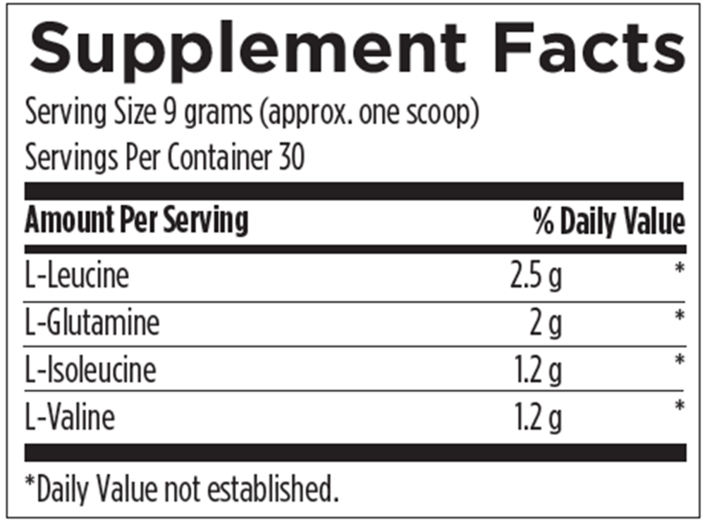 Product image for BCAA Powder with L-Glutamine.