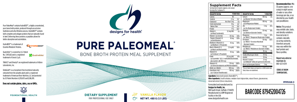 Product image for PaleoMeal®, Vanilla.