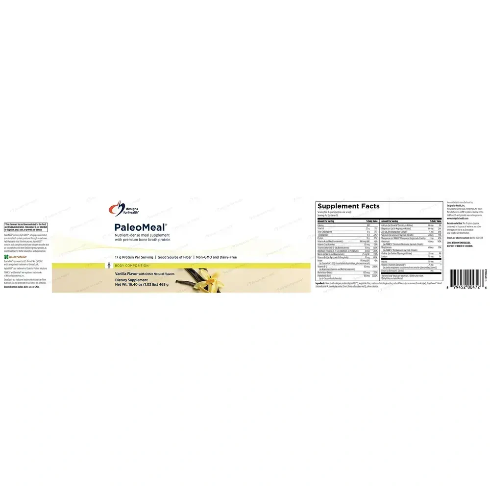 Product image for PaleoMeal®, Vanilla.