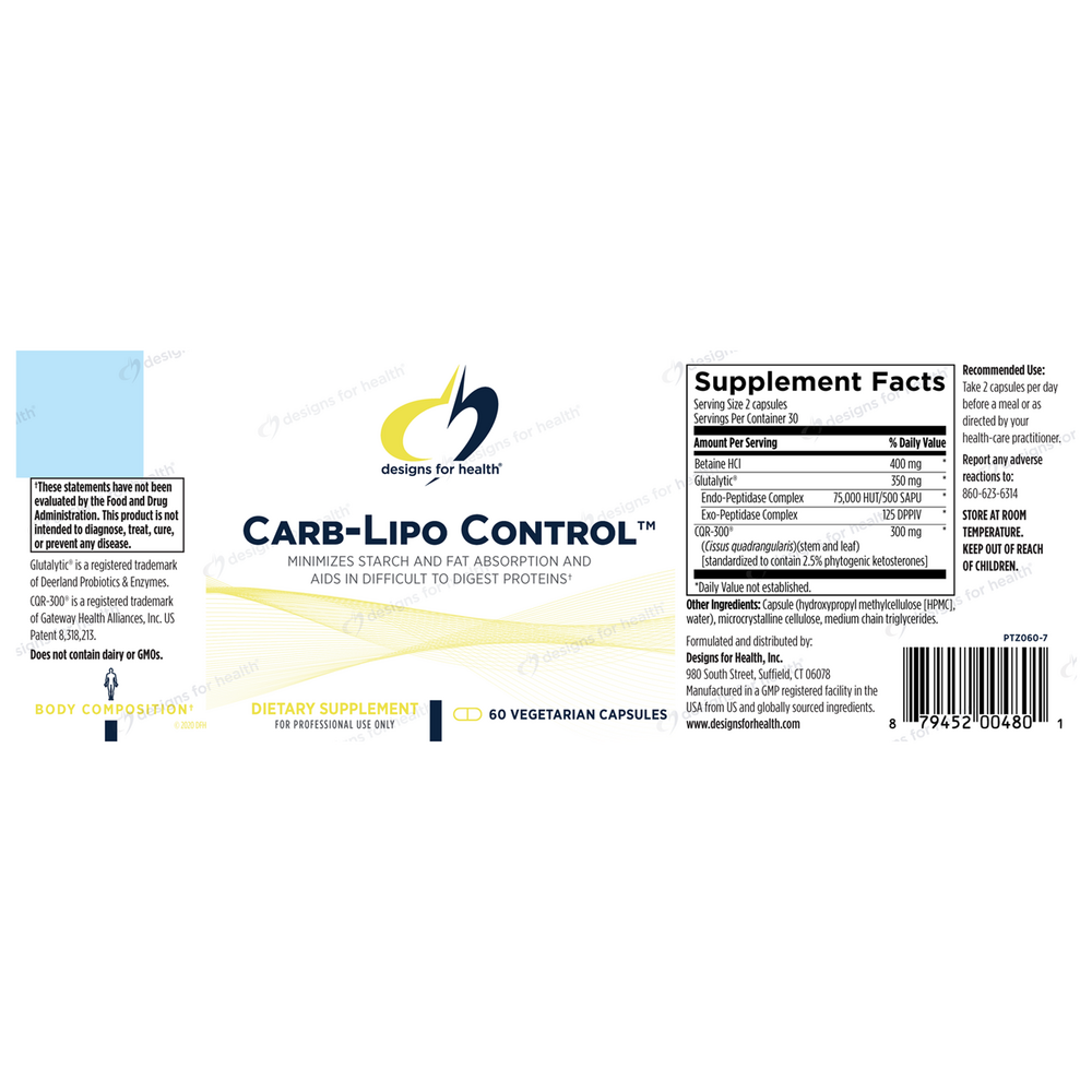 Product image for Carb-Lipo Control™ (formerly ProtectZyme™).