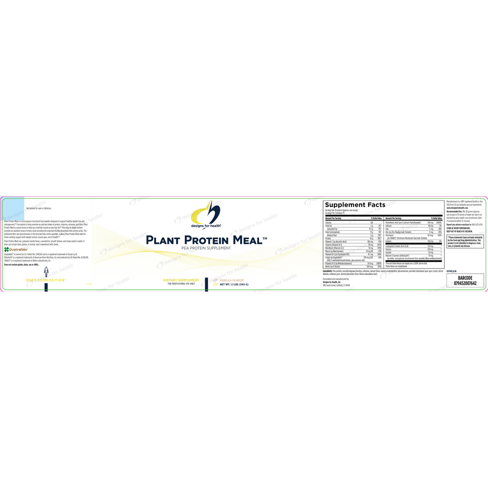 Product image for Plant Protein Meal - Vanilla.