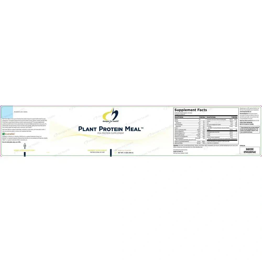 Product image for Plant Protein Meal - Vanilla.
