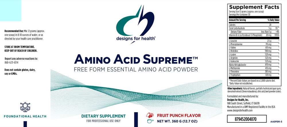 Product image for Amino Acid Supreme Powder.
