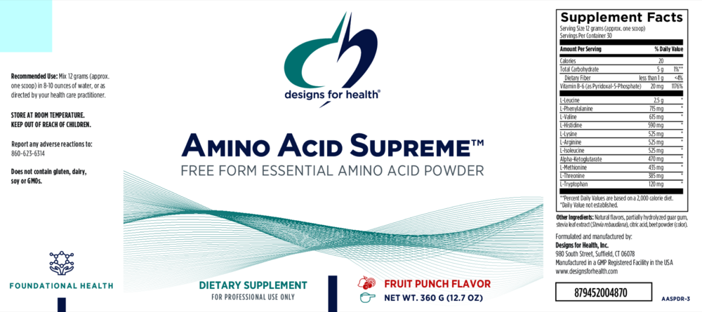 Product image for Amino Acid Supreme Powder.