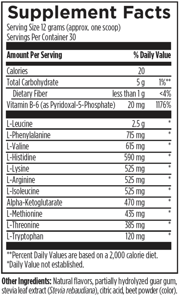 Product image for Amino Acid Supreme Powder.