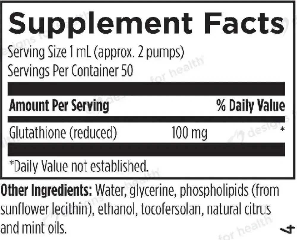 Product image for Liposomal Glutathione.