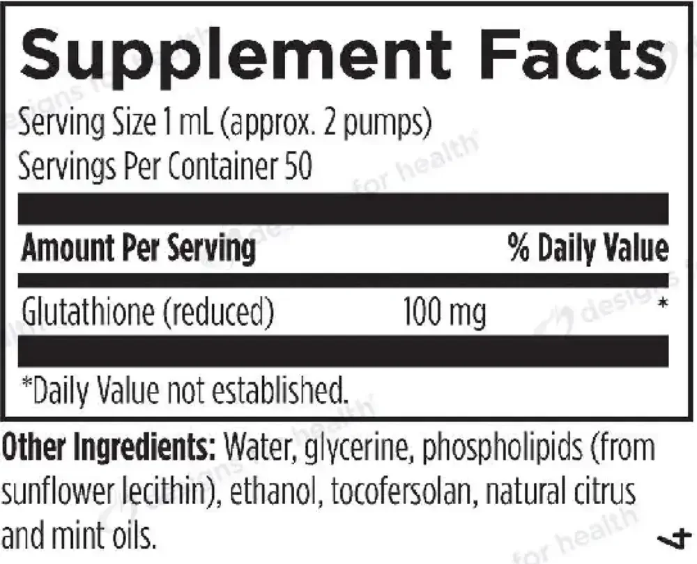 Product image for Liposomal Glutathione.