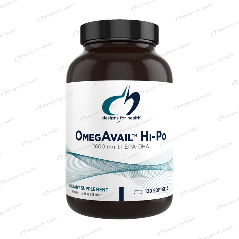 Product image for OmegAvail Hi-Po Fish Oil.